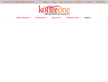 Tablet Screenshot of koffeeone.com